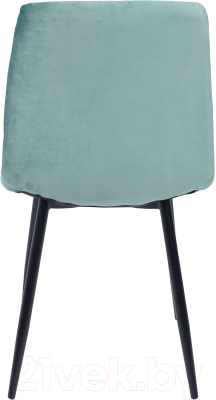 Стул AksHome Gill (бутылочный велюр/черный)