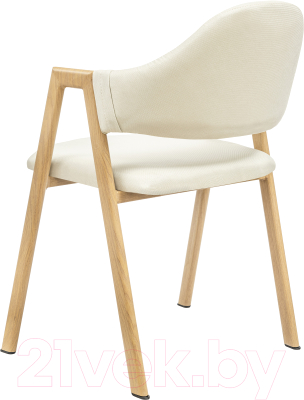 Стул Mio Tesoro Луна DC-048A (белый/дерево)