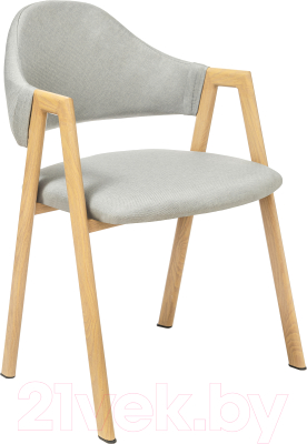 Стул Mio Tesoro Луна DC-048A (серый/дерево) - фото