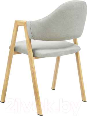 Стул Mio Tesoro Луна DC-048A (серый/дерево)