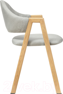 Стул Mio Tesoro Луна DC-048A (серый/дерево)