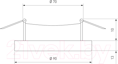 Точечный светильник Elektrostandard 2195 MR16 SL/MLT