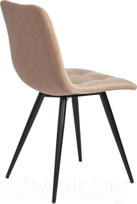 Стул Tetchair Chilly ткань/металл (бежевый Barkhat 5/черный)