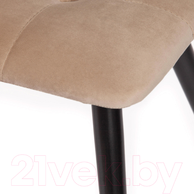 Стул Tetchair Chilly ткань/металл (бежевый Barkhat 5/черный)