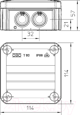 Коробка распределительная OBO Bettermann 2007061