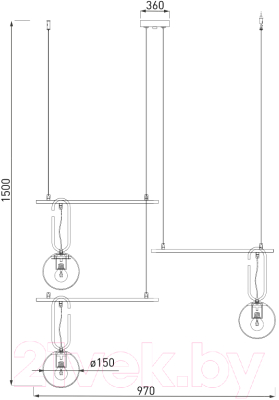 Потолочный светильник Евросвет 70143/3 (белый)