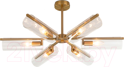 Потолочный светильник Евросвет 70144/6 (латунь) - фото