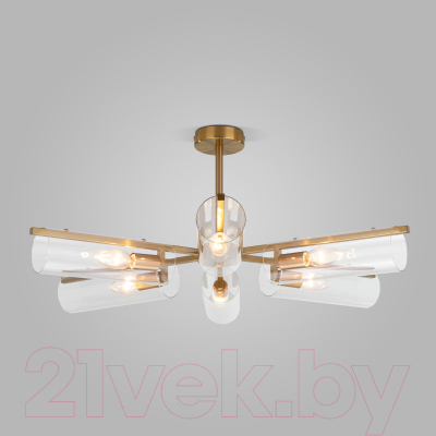 Потолочный светильник Евросвет 70144/6 (латунь)