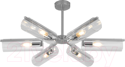 Потолочный светильник Евросвет 70144/6 (хром) - фото