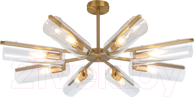 Потолочный светильник Евросвет 70144/8 (латунь) - фото