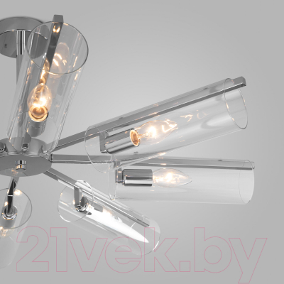 Потолочный светильник Евросвет 70144/8 (хром)