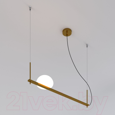 Потолочный светильник Евросвет 70145/1 (латунь)