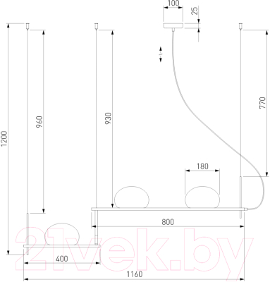 Потолочный светильник Евросвет 70145/3 (белый)