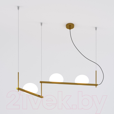 Потолочный светильник Евросвет 70145/3 (латунь)