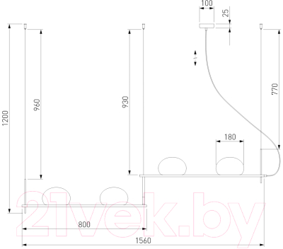 Потолочный светильник Евросвет 70145/4 (белый)