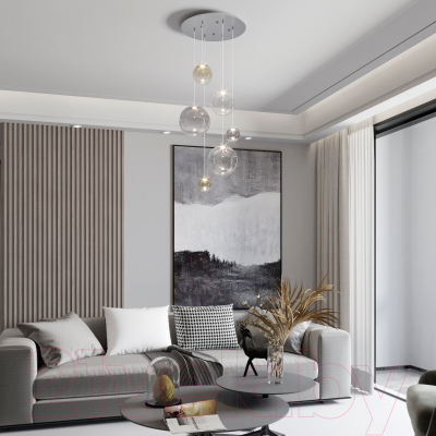 Люстра Евросвет 50230 LED (хром)