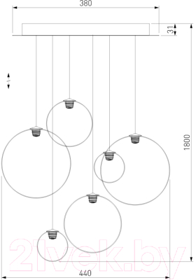 Люстра Евросвет 50230 LED (хром)