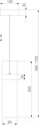 Потолочный светильник Евросвет 50244/1 LED