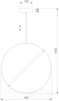 Потолочный светильник Евросвет 90282/1 (хром)