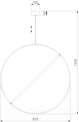 Потолочный светильник Евросвет 90283/1 (бронза)