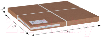 Журнальный столик Мебелик BeautyStyle 14 (серый шпат/черный)
