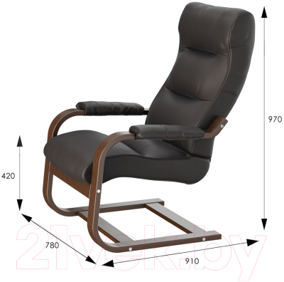 Кресло мягкое Мебелик Марго