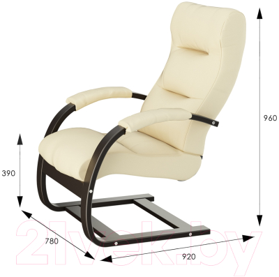 Кресло мягкое Мебелик Аспен