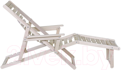 Складной шезлонг Мебелик С подлокотниками