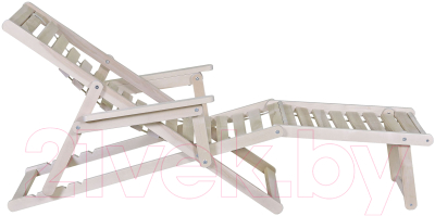 Складной шезлонг Мебелик С подлокотниками