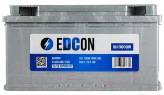 Автомобильный аккумулятор Edcon DC100900RM
