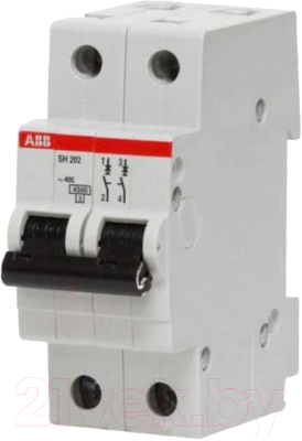 Выключатель автоматический ABB SH202-C40 2P 40А / 2CDS212001R0404 - фото