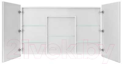 Шкаф с зеркалом для ванной Акватон Лондри 120 (1A267402LH010)