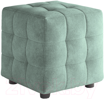 Пуф Сонум 40-40 (микровелюр селадон) - фото