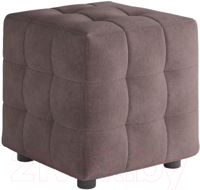Пуф Сонум 40-40 (микровелюр кофе) - фото