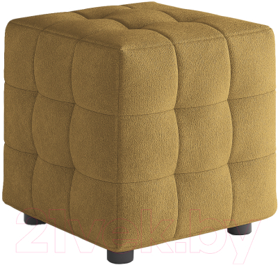 Пуф Сонум 40-40 (эвита горчичный) - фото