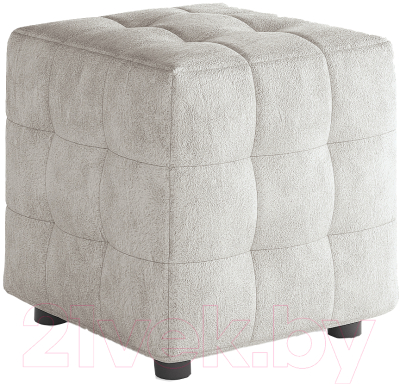 Пуф Сонум 40-40 (бентли белый) - фото