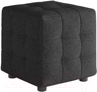 Пуф Сонум 40-40 (кашемир графитовый) - фото