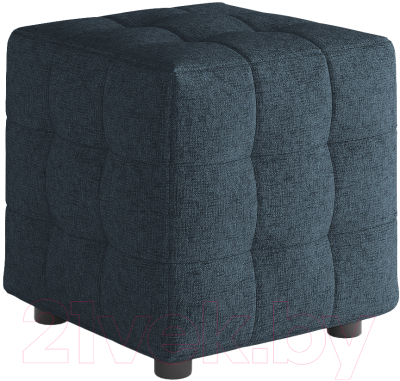 Пуф Сонум 40-40 (кашемир синий) - фото