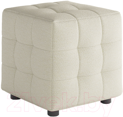 Пуф Сонум 40-40 (тедди песочный) - фото