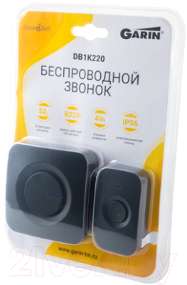 Электрический звонок Garin DoorBell DB1K220 BL1 / БЛ18230