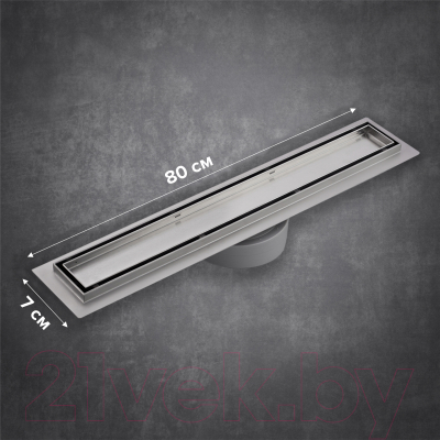 Трап для душа РМС ТЛ02-80x7