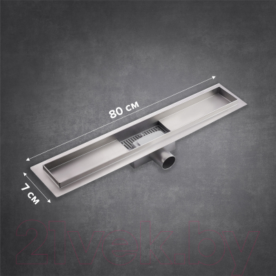 Трап для душа РМС ТЛ04-80x7