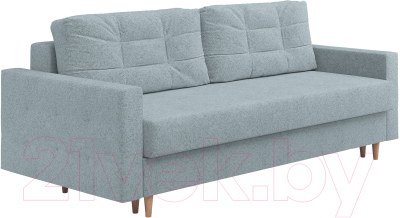 Диван Сонум Sсandy 110x235 (кашемир голубой/бук) - фото