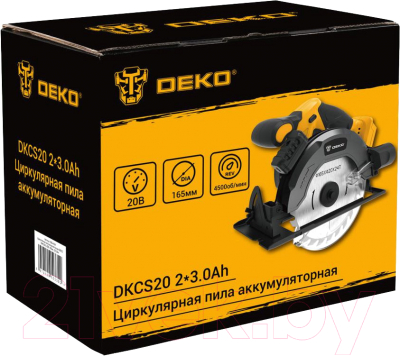 Дисковая пила Deko DKCS20 / 063-4024