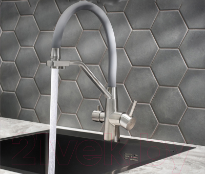 Смеситель РМС SUS127GY-016F-015