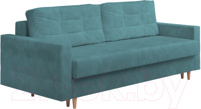 Диван Сонум Sсandy 110x235 (лофти лазурный/бук) - фото