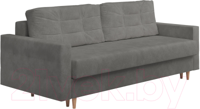 Диван Сонум Sсandy 110x235 (лофти серый/бук) - фото