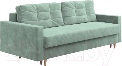 Диван Сонум Sсandy 110x235 (микровелюр селадон/бук) - фото