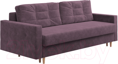 Диван Сонум Sсandy 110x235 (микровелюр лаванда/бук) - фото