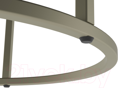 Комплект журнальных столиков Калифорния мебель Лесли (белый мрамор/титан)